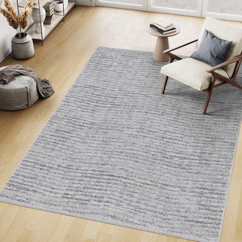 Nuloom Sherill Abstract Transitional Area Rug - 10' x 14' - Grey