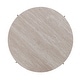 preview thumbnail 7 of 14, SEI Furniture Henderson Modern Faux Marble Round Coffee Table with Bottom Shelf