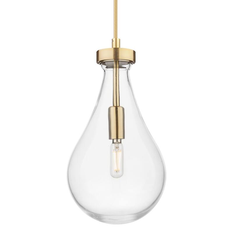 Innovations Lighting 451-1P-G451-7CL Owego 7" Wide Mini Pendant with - Champagne Bronze