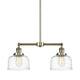 Option Antique Brass / Clear Deco Swirl