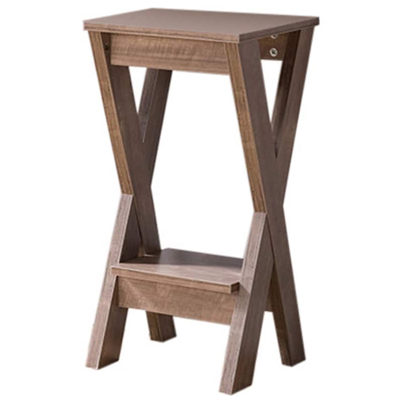 SINTECHNO S-IDN172225 Artistic Plant Stand with Shelf - 11.5" x 11.5" x 24"