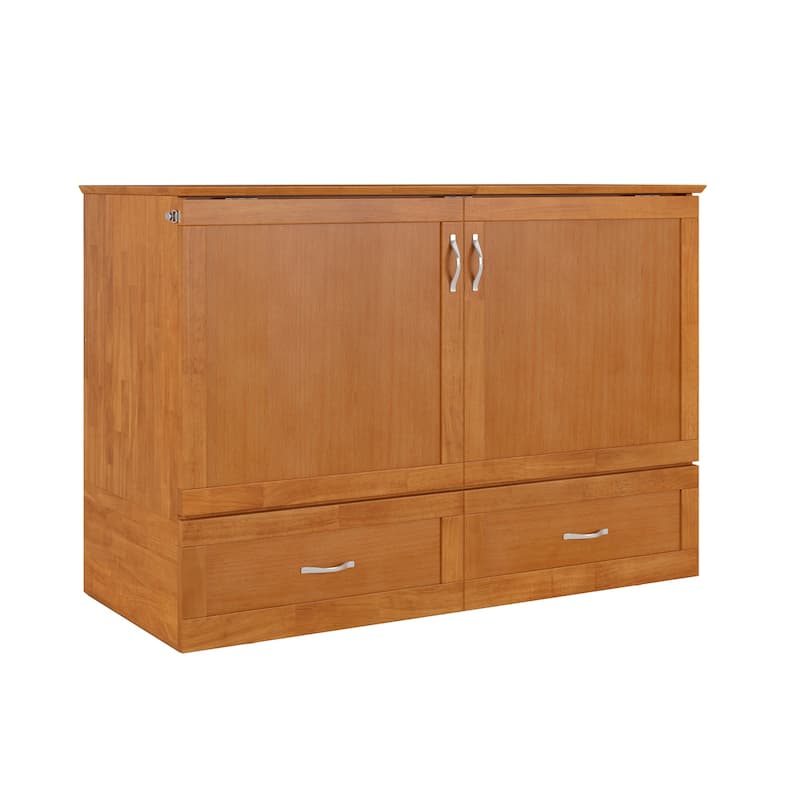 Hamilton Murphy Bed Chest with Mattress and Storage Drawer