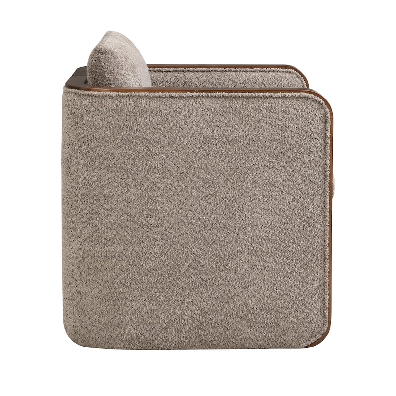 Christopher Knight Home Kest Rubberwood Fabric Dining Chair with Oversized Upholstered Comfort