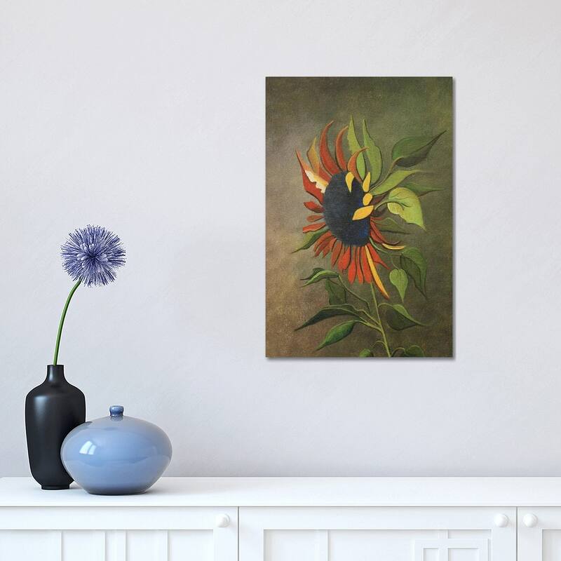 iCanvas "Fall Sunflower" by Cheryl Miller Lackey Canvas Print - 18x12x1.5