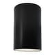 preview thumbnail 34 of 45, Justice Design Ambiance - Large Cylinder Wall Sconce - Closed Top - Replaceable Bulb Carbon Matte Black
