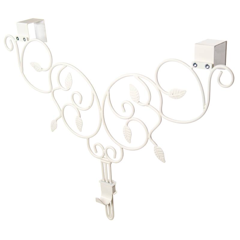 Adjustable Wreath Hanger for Door Ivy (White) White On Sale Bed Bath & Beyond 32168017