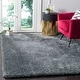 preview thumbnail 4 of 41, SAFAVIEH Handmade Toronto Shag Orphee Polyester Rug 3' x 5' - Dark Grey - Rectangle