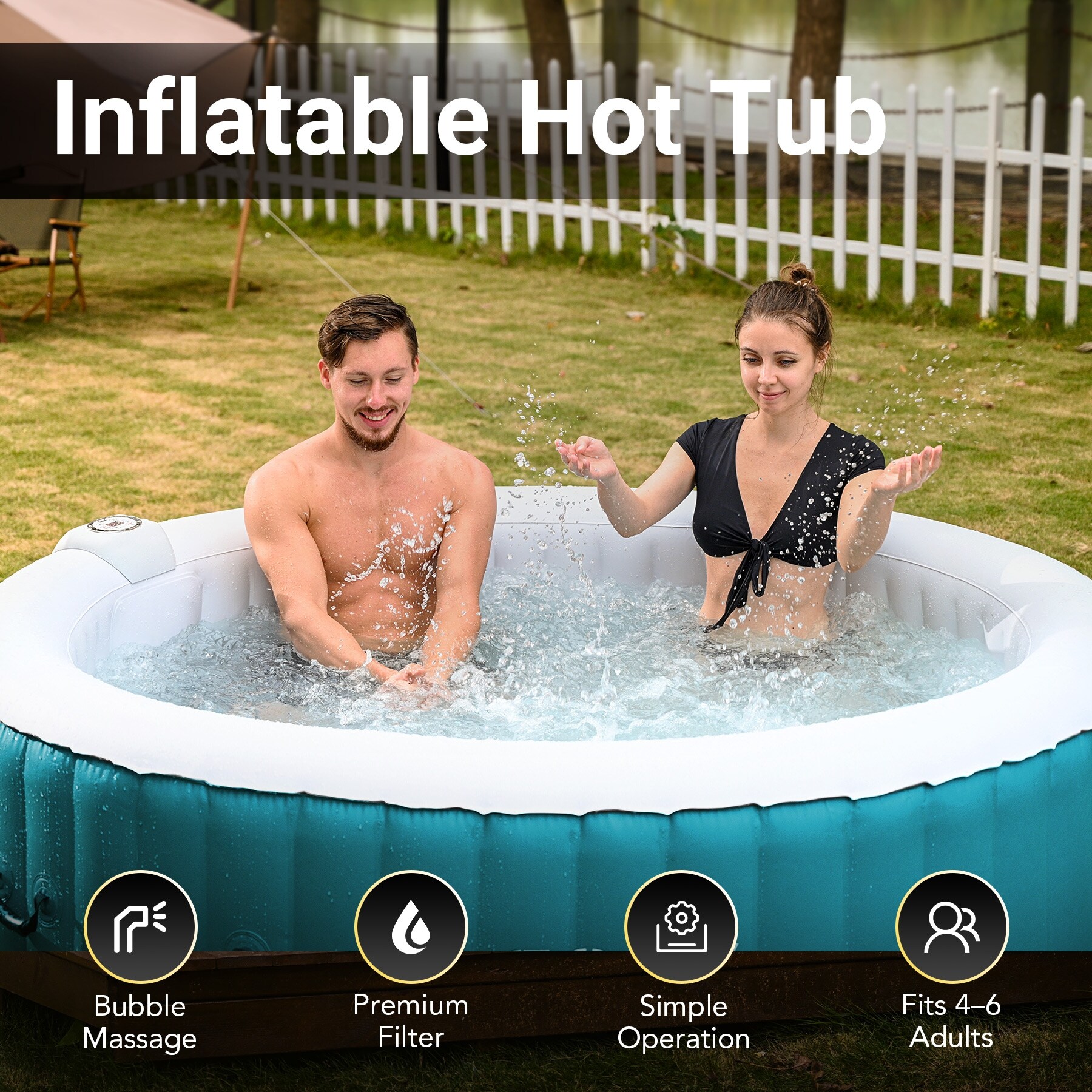 Blow up spa pool new arrivals