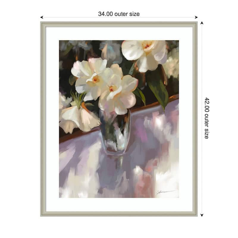 Kate and Laurel Framed Art Shadow Dance by Mary Sparrow