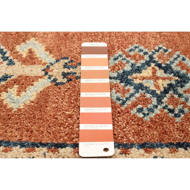 ECARPETGALLERY Hand-knotted Jules Serapi Copper Wool Rug - 5'3 x 8'0