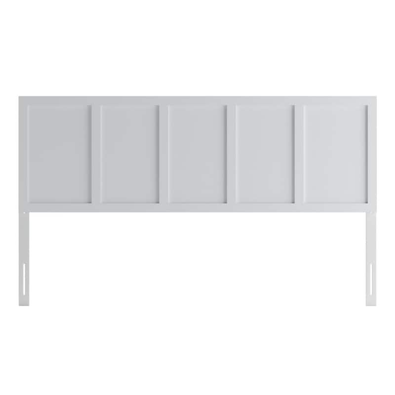 Solid Wood Paneled Headboard Only