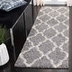 preview thumbnail 124 of 162, SAFAVIEH Dallas Shag Giusy Trellis 1.5-inch Thick Rug 2'3" x 4' - Grey/Ivory - Rectangle