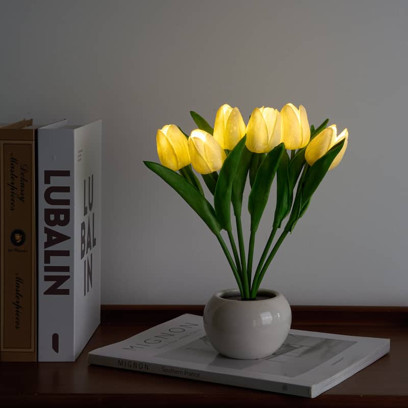 Tulip Flower LED Table Accent Lamp