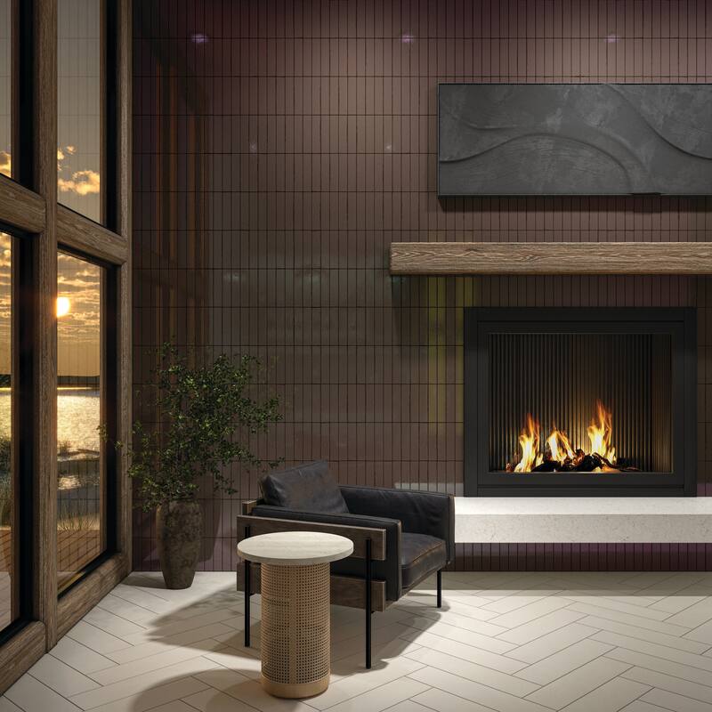 Daltile Iridescent Isles 2" x 9" Glazed Porcelain Wall Tile (36 PC Per Carton) (5.72 SQFT Per Carton)