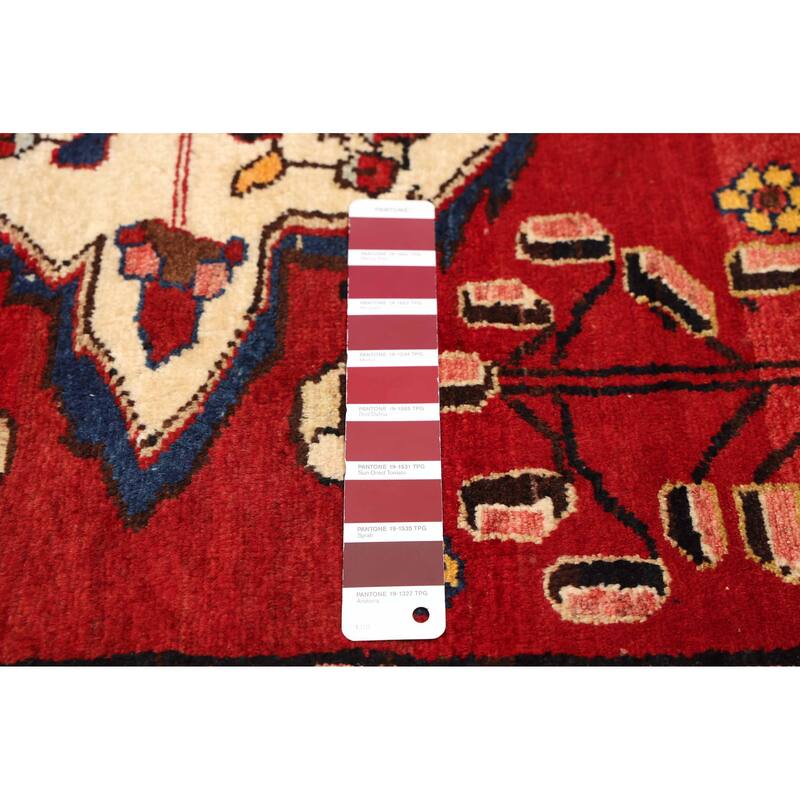 ECARPETGALLERY Hand-knotted Anadol Red Wool Rug - 3'7 x 5'1