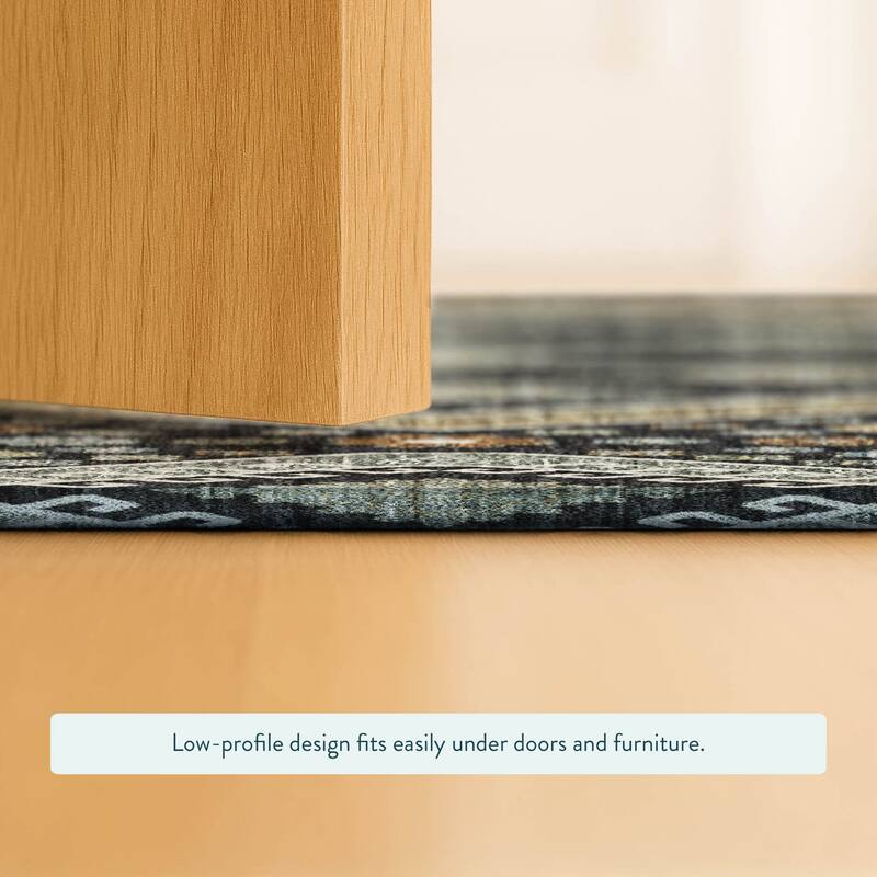 Machine Washable Indoor/ Outdoor Boho Milli Chantille Rug