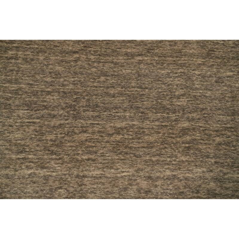 Hand Knotted Oriental 100% Wool Carpet Tribal Animal Pictorial Beige & Ivories Gabbeh Area Rug - 9' 9'' X 8' 2''