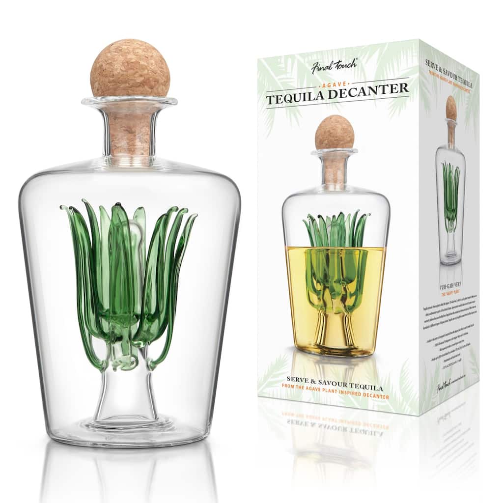 Final Touch Agave Tequila Decanter - 28.7 oz