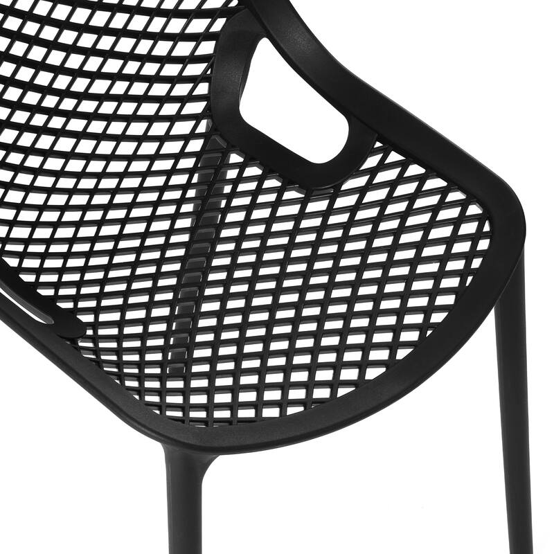 Frond and Form Outdoor Stacking Dining Side Chair (Set of 2)