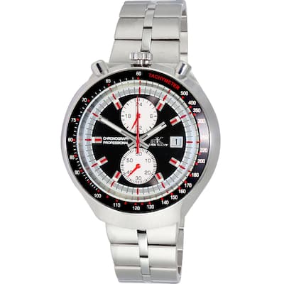 Adee Kaye Men's Muscle Black Dial Watch - AK5662-MBK - 6 (36)