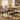 Garvee 5 Piece Dining Table Set for 4 with Upholstered High Back Chairs
