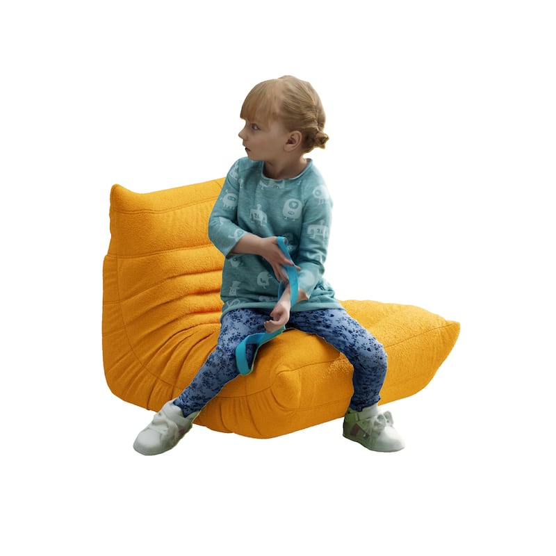 Kid's Single Sofa Children Sponge Couch Upholstered Lounge Chair
