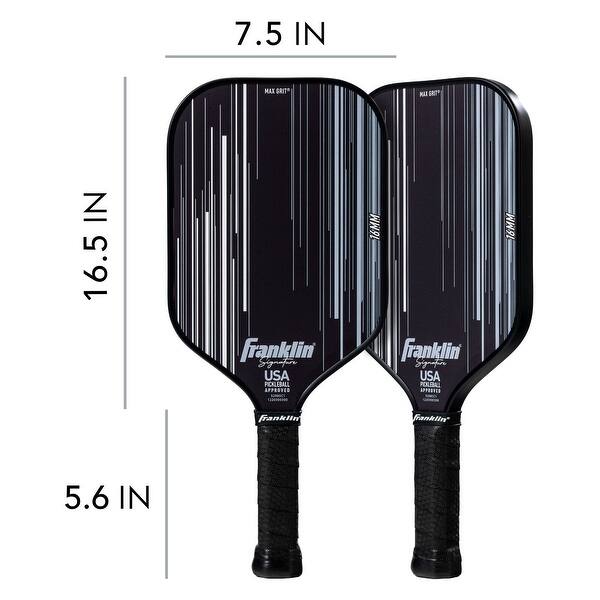 Franklin Sports Signature Series 13MM Pickleball Paddle - Black