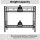 preview thumbnail 3 of 14, Bunk Bed Twin Over Twin Size with Ladder and high Guardrail, Able to Split, Metal Bunk Bed, Storage Space, Noise Free,