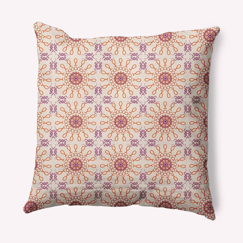 Sun Tile Decorative Throw Pillow