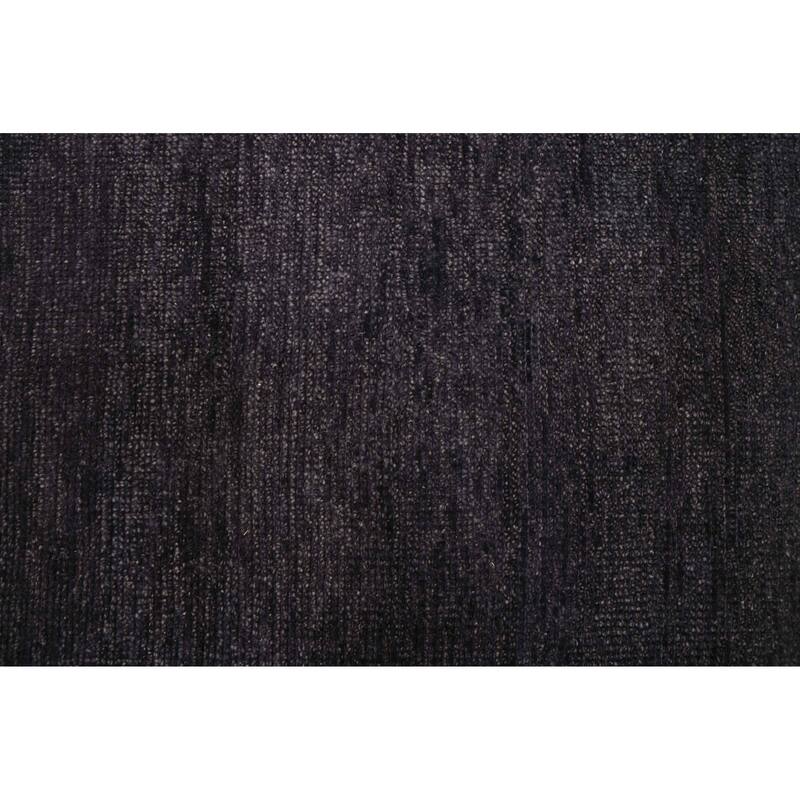 ECARPETGALLERY Hand-knotted Pak Finest Gabbeh Dark Navy Wool Rug - 8'0 x 9'10
