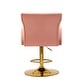 preview thumbnail 38 of 76, Loreto Modern Tufted Velvet Swivel chair with Adjustable Height by HULALA HOME