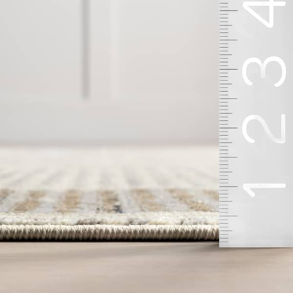 dimension image slide 0 of 2, Nuloom Allyson Modern Geometric Area Rug