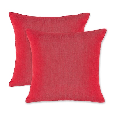 19” Square Outdoor/Indoor Zippered Pillow, (set of 2) By Austin Horn Classics