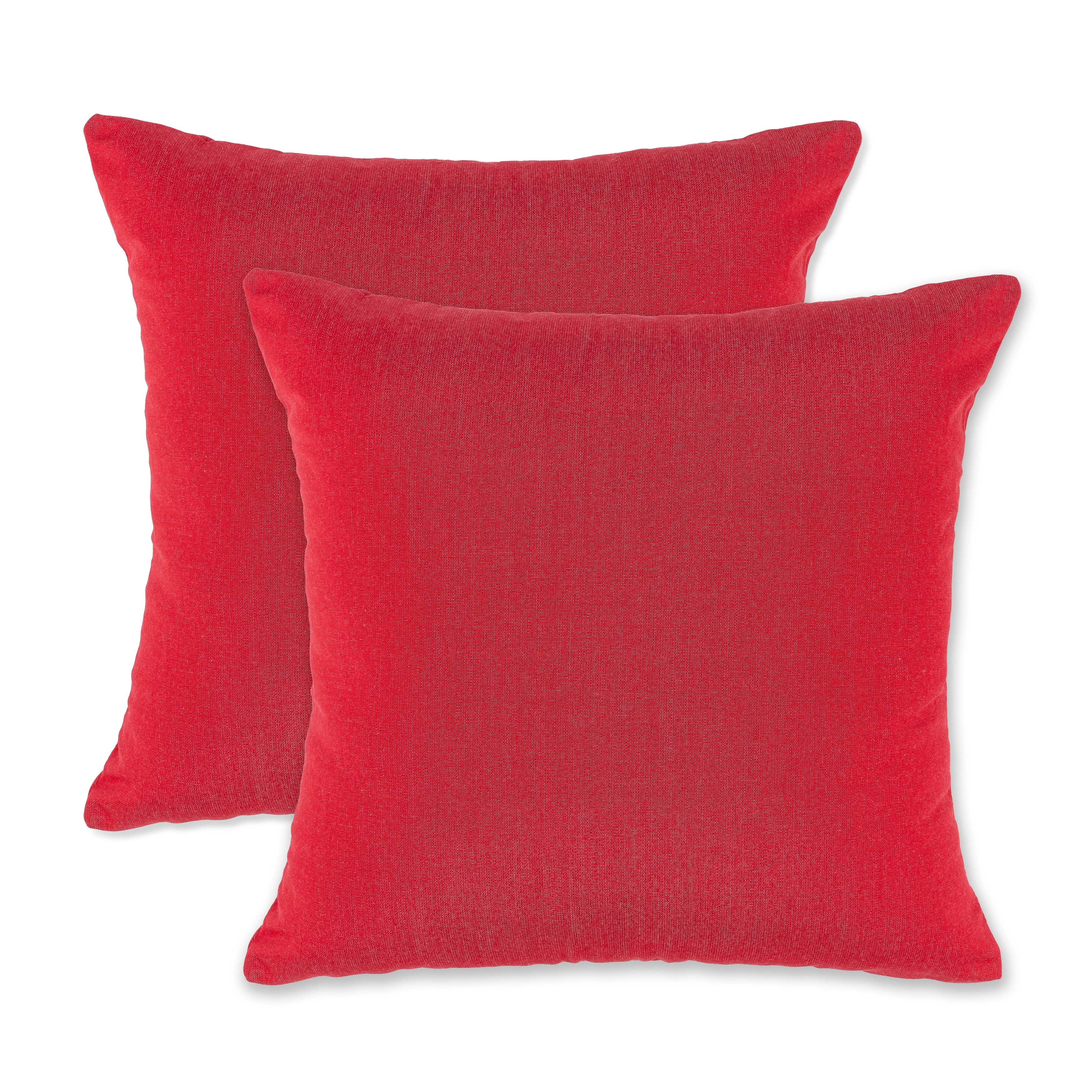 19” Square Outdoor/Indoor Zippered Pillow, (set of 2) By Austin Horn Classics