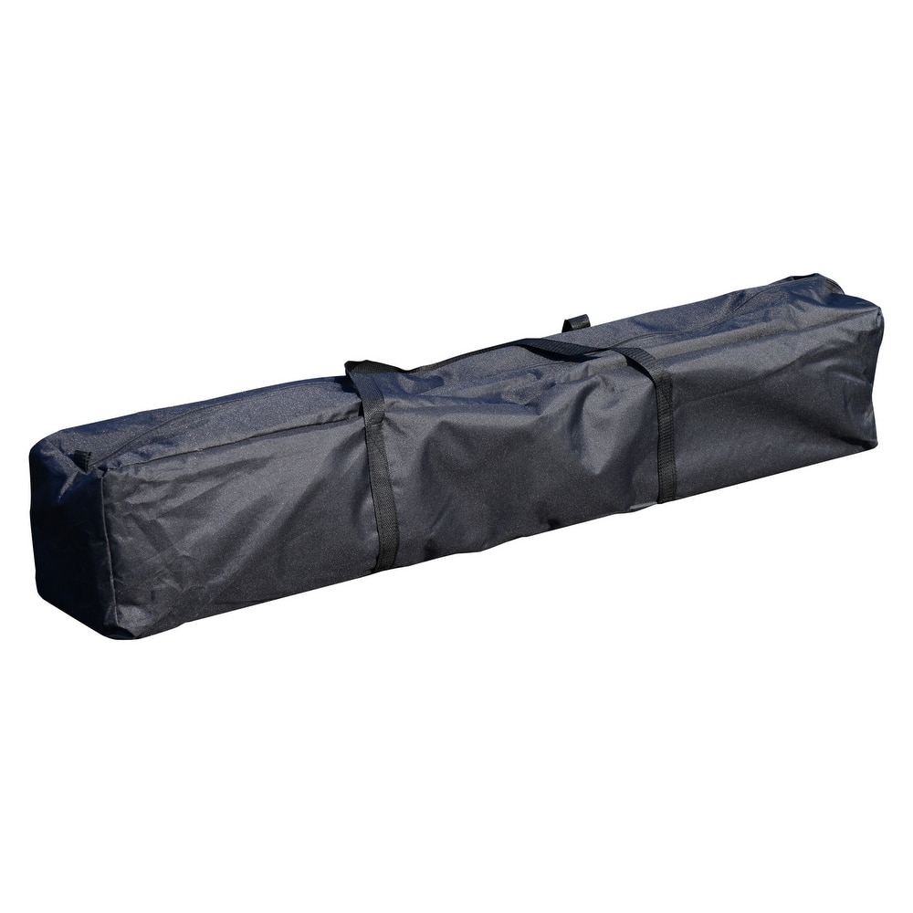 Outsunny 10'x 10' Outdoor Canopy Pop Up Event Tent with Slanted Legs for Events, Weddings, & Parties, American Flag