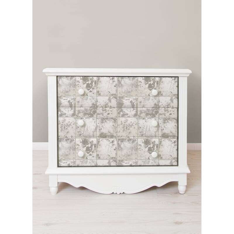 NuWallpaper Metal Sheet Silver Peel and Stick Wallpaper