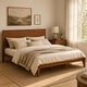 preview thumbnail 52 of 52, Eco-Chic Bamboo Platform Bed with Storage Space by Harper&Bright Designs