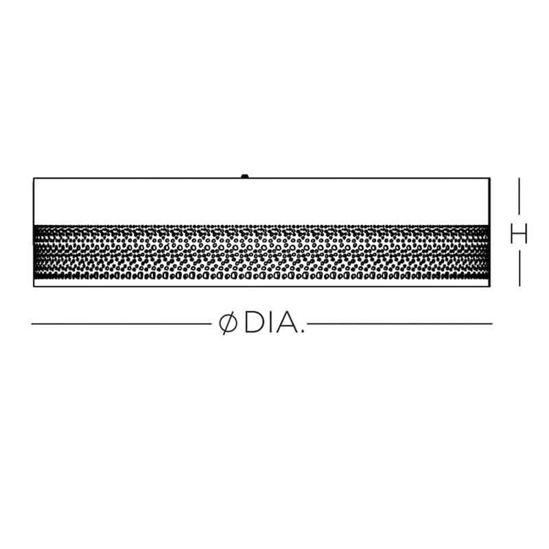 Ash 12-inch White LED Flush Mount, White Acrylic Shade