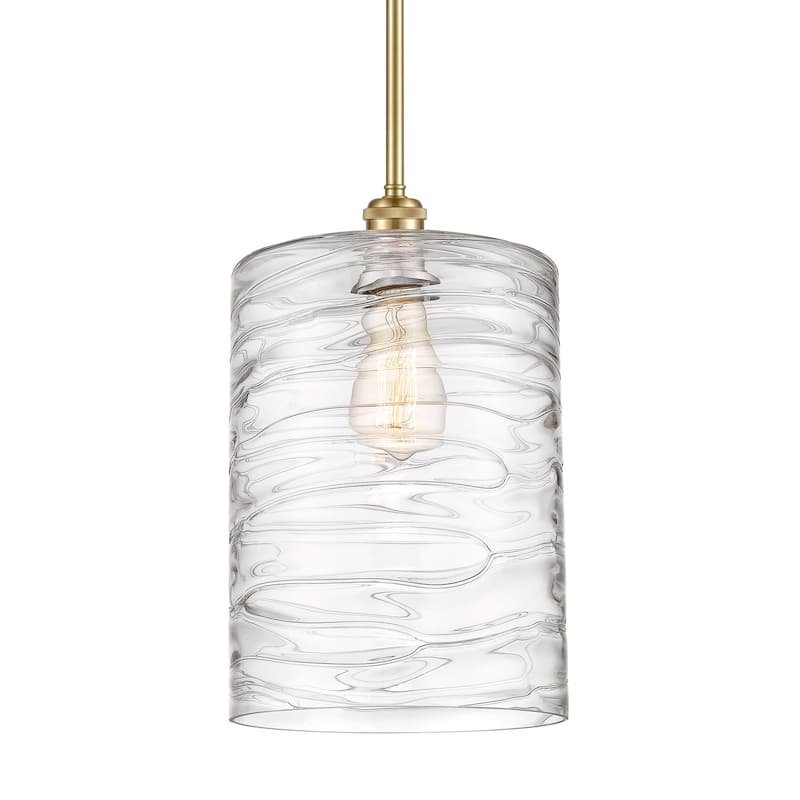 Innovations Lighting 516-1S-14-9-L Cobbleskill Pendant Cobbleskill 9" - Deco Swirl / Satin Gold