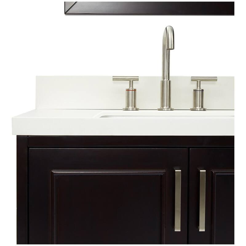 Ariel M085DWQR Stafford 85" Free Standing Double Basin Vanity Set with