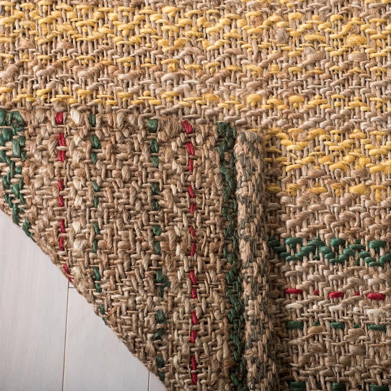 SAFAVIEH Handmade Natural Fiber Alyvia Stripe Jute Rug