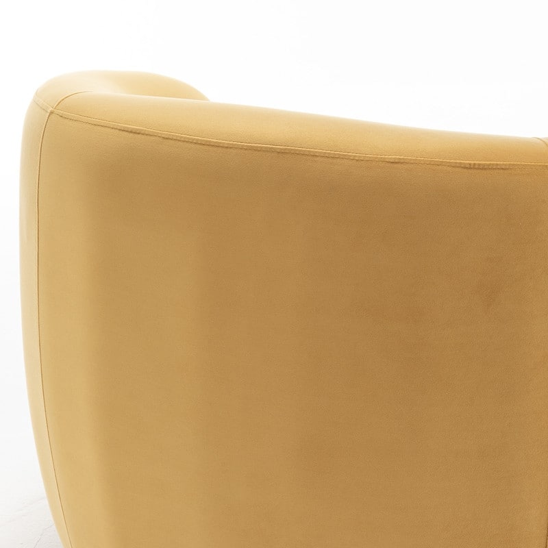 SEYNAR Modern Glam Velvet Upholstered 360 Degree Swivel Accent Armchair Set of 2