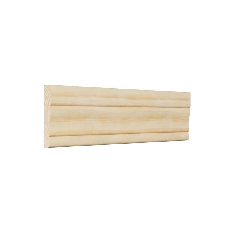 WM443: 5/8-in D x 3-1/4-in W x 96-in L Americraft Solid Hardwood Stain Grade Colonial Casing Moulding