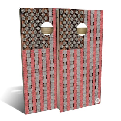 American Flag Bullets Outdoor Cornhole Board Set