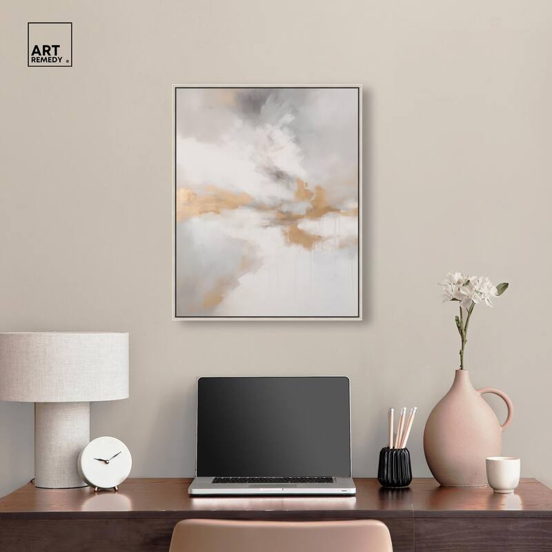 Fleeting Gold I Canvas by Art Remedy