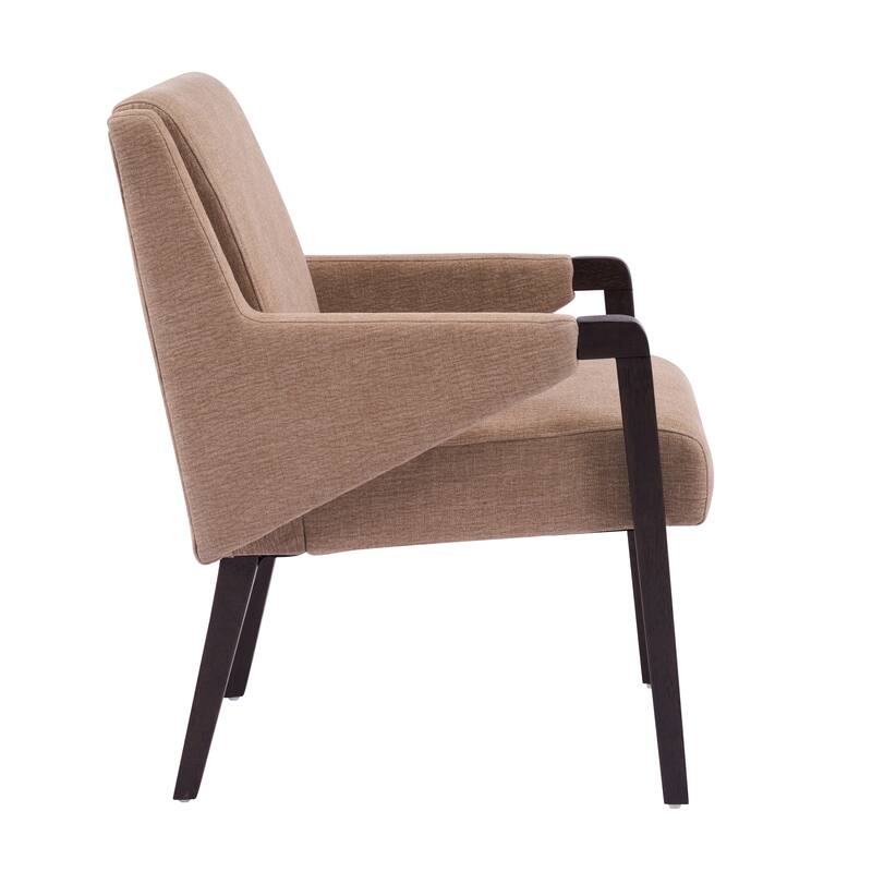 Christopher Knight Home - Set of 2 Mid-Century Modern Upholstered Dining Chair with Rubberwood Frame