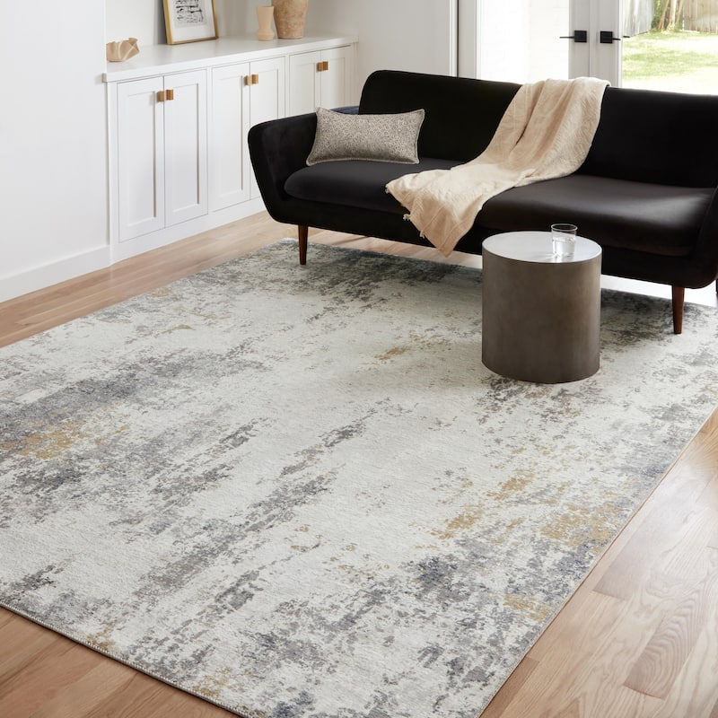 Alexander Home Alpine Modern Granite Area Rug - 7'-6" x 9'-6" - Runner/Rectangle