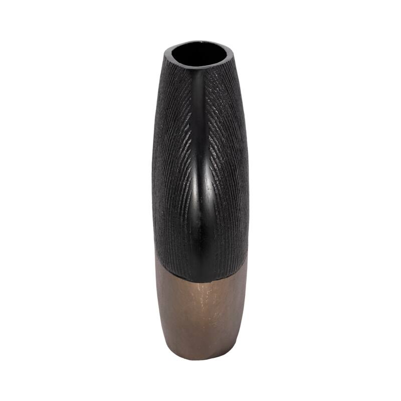Modern Round Metal Table Vase - Flower Vase