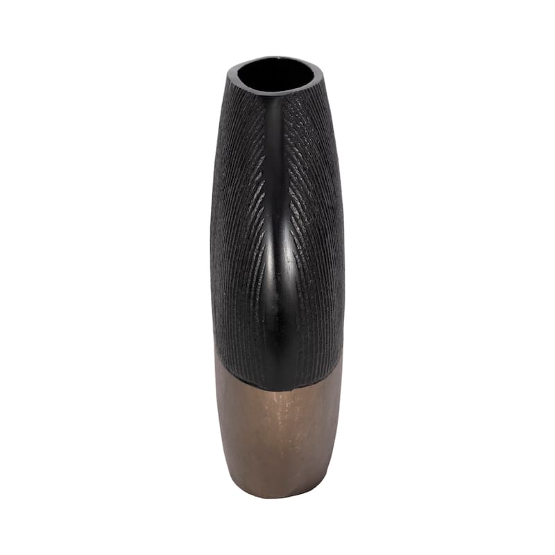 Sagebrook Home Contemporary Hammered Metal Vase