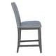 preview thumbnail 12 of 11, Wilson Grey Wooden 7-Piece Counter Height Dining Set